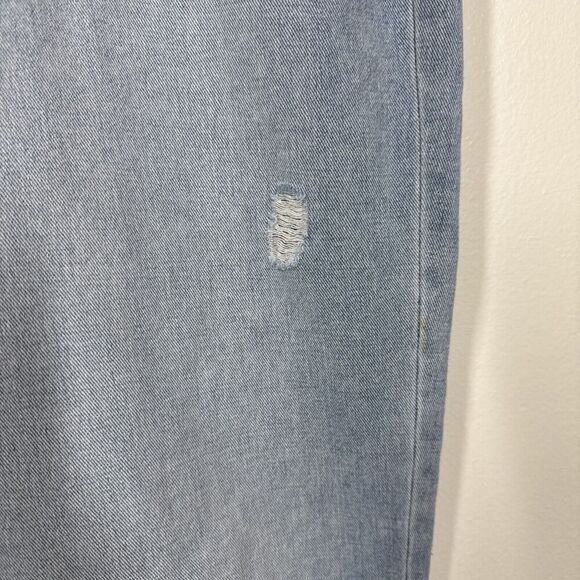 Jessica Simpson Boyfriend Jean Wide Leg Distressed Size 22W NWT Dearest Blue NWT - Picture 5 of 16